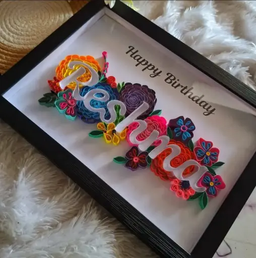 Quilling Art (A3 Size) Fully Customized